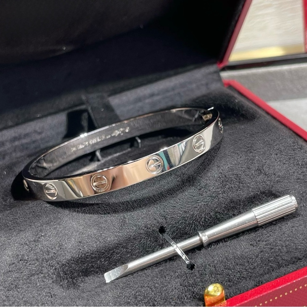 🌟New Gold Plated Stainless Steel Love Bracelet Bangle With Screwdriver - Picture 4 of 12